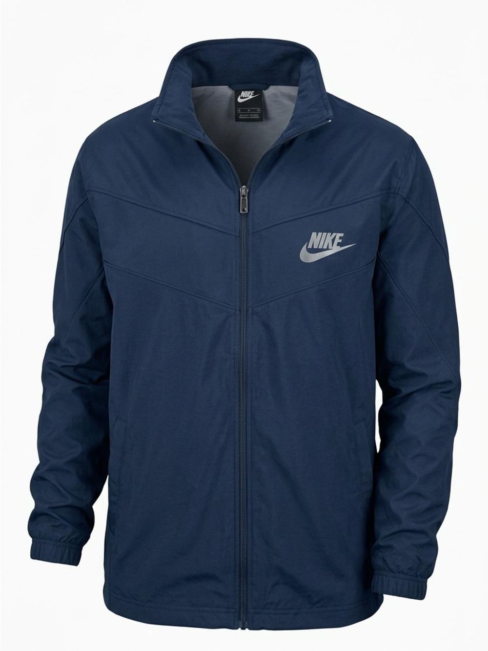 Nike Men's Dark Navy Full-Zip Windbreaker Jacket